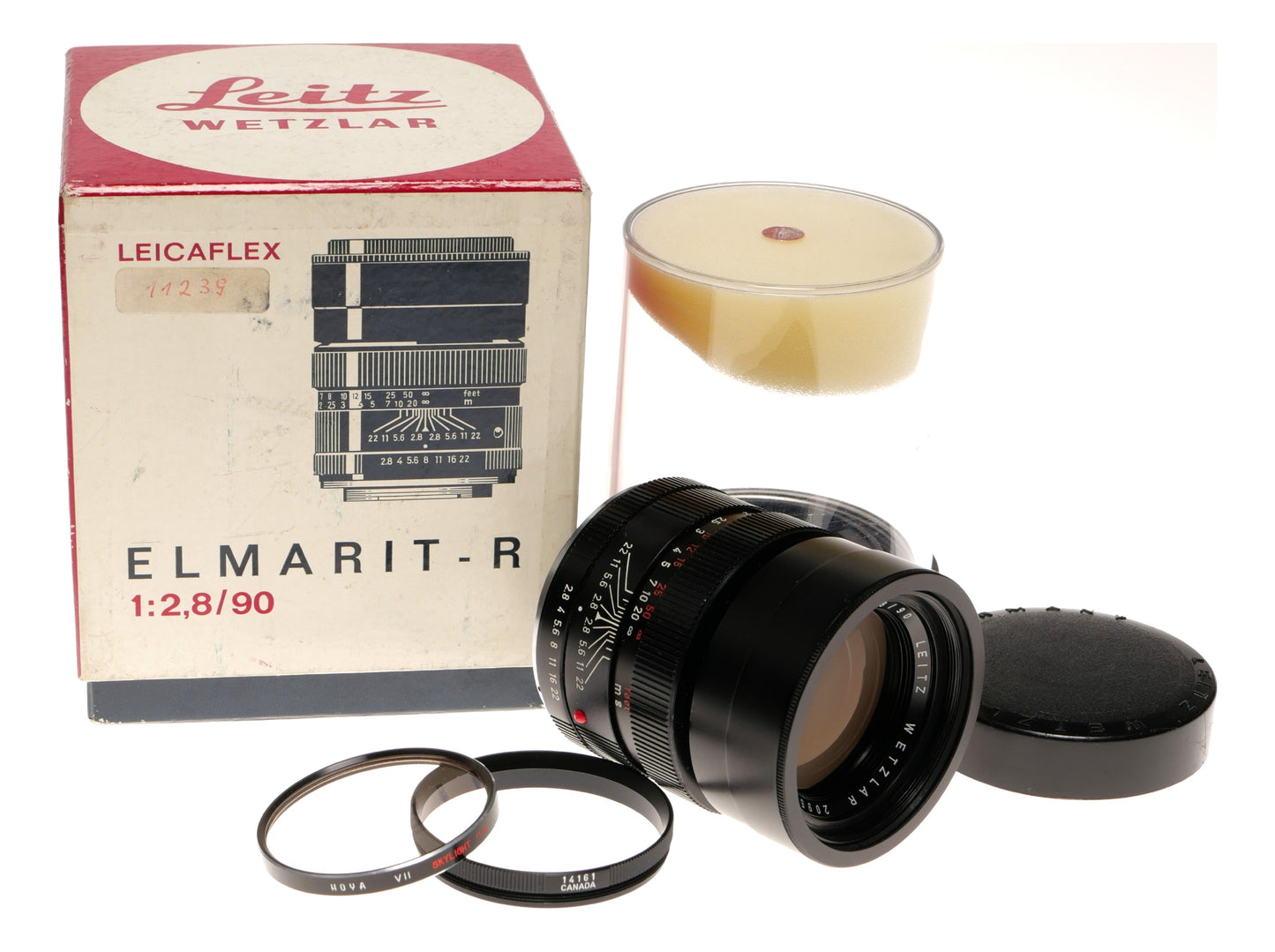 Leica Elmarit-R 90mm f/2.8 R Mount Lens with Box Filters