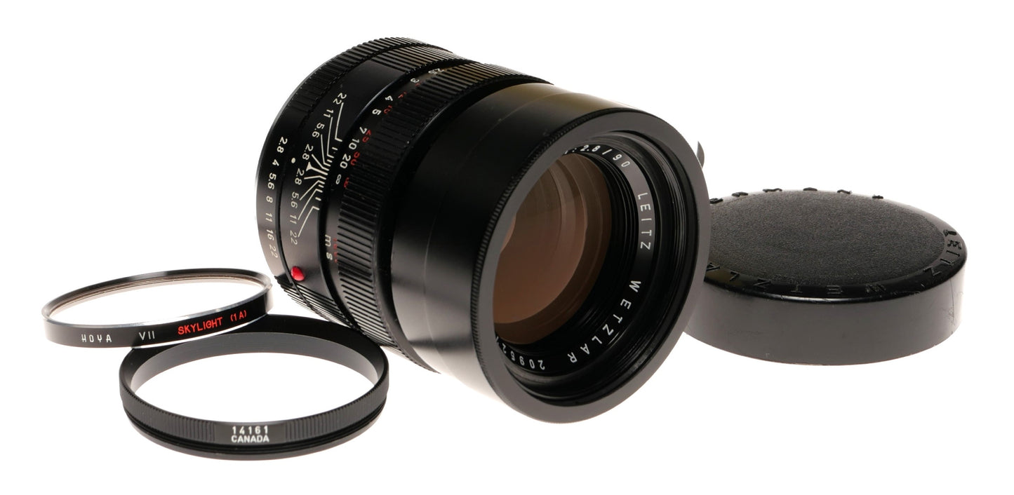 Leica Elmarit-R 90mm f/2.8 R Mount Lens with Box Filters - View 2