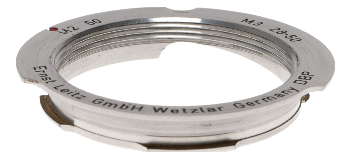 Leica Ernst Leitz Wetzlar M2 M3 28-50 Mount Adapter Ring - View 9