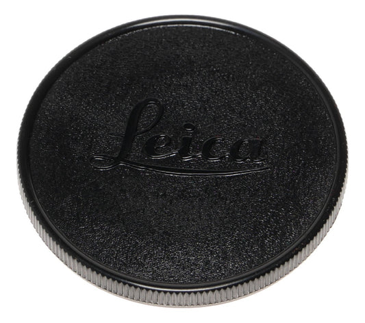 Leica Black Lens Cap Metal Rim Push On Mount