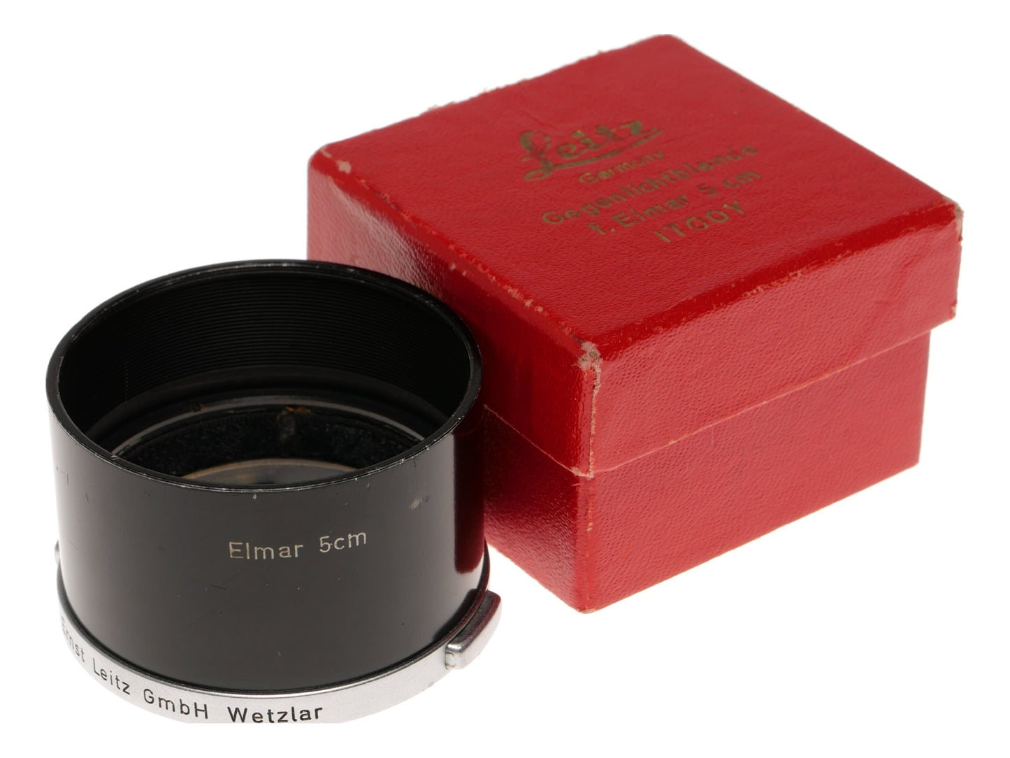 Leica Elmar 5cm Lens Hood Gegenlichtblende ITC00Y Box - View 2