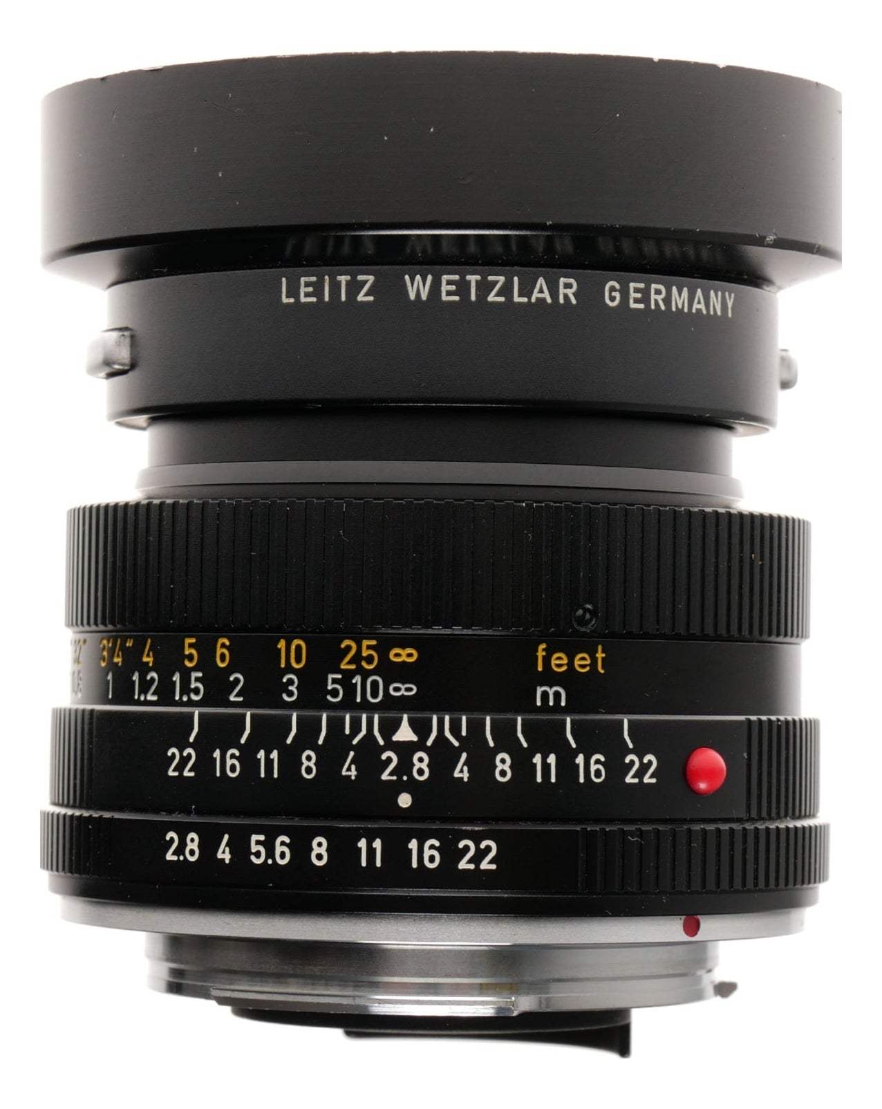 Leica Elmarit-R 35mm f/2.8 Lens Black R Mount - View 11