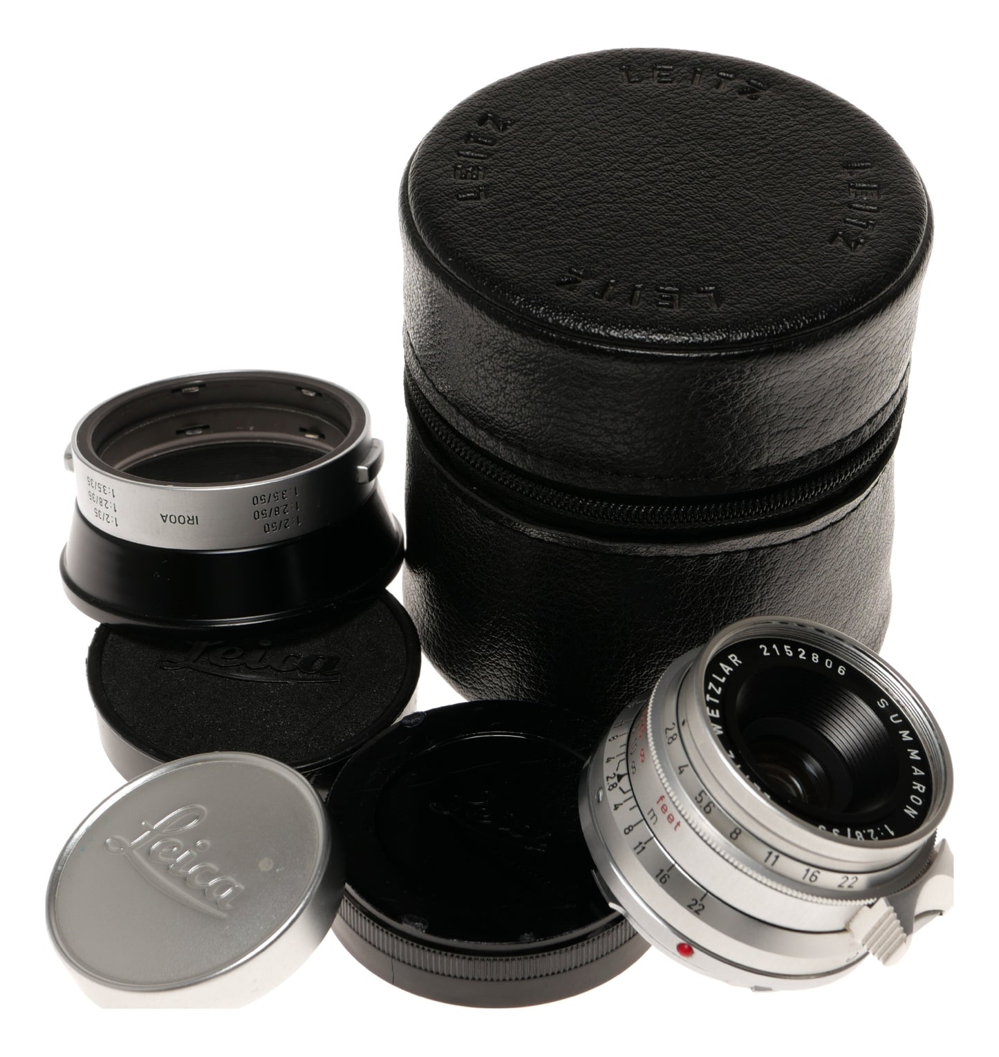 Leica Summaron 35mm f/2.8 M Mount Lens with Case