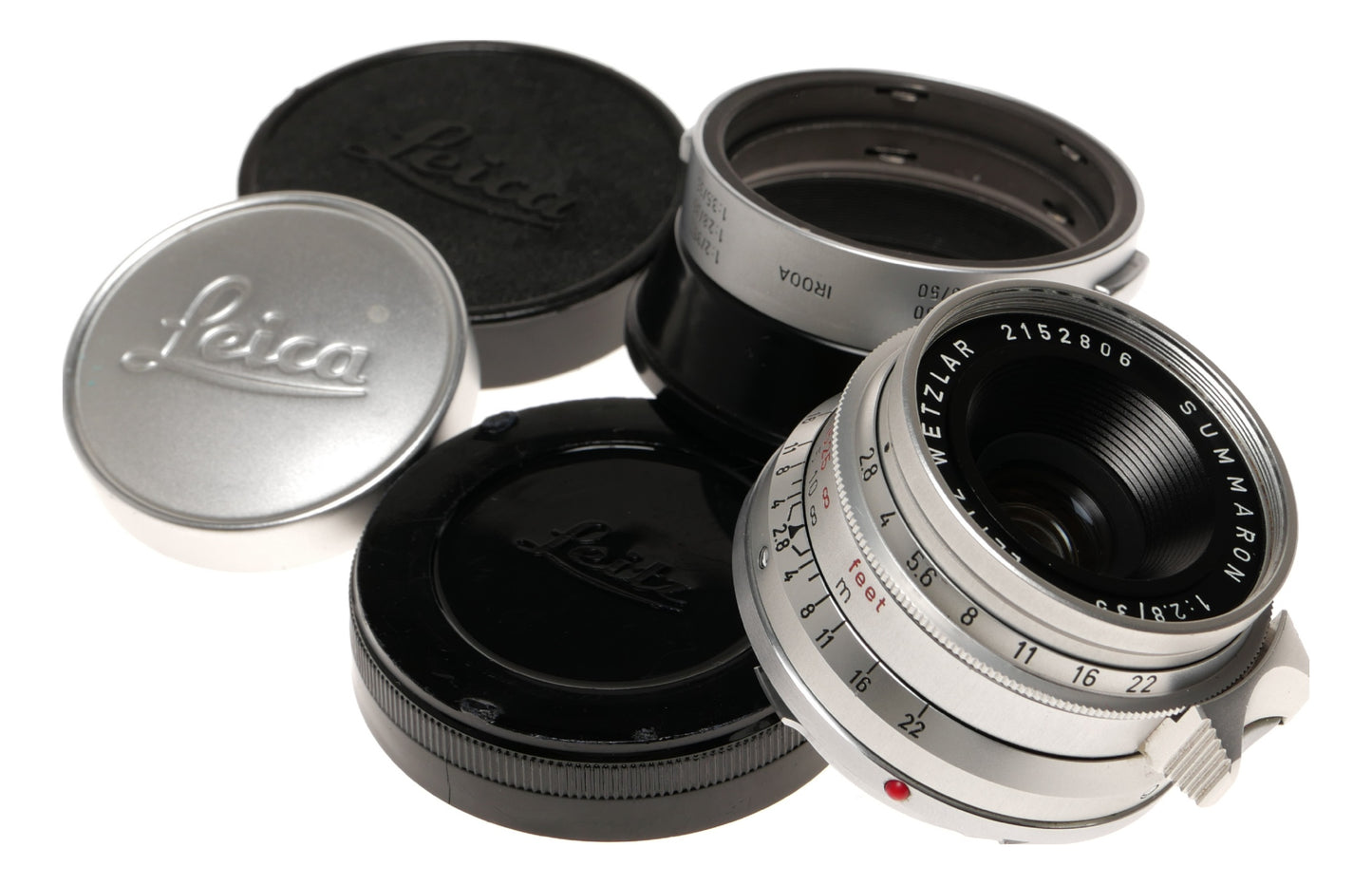 Leica Summaron 35mm f/2.8 M Mount Lens with Case - View 2