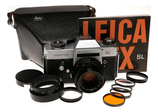 Leica Leicaflex SL 35mm SLR Film Camera with Summicron-R 50mm