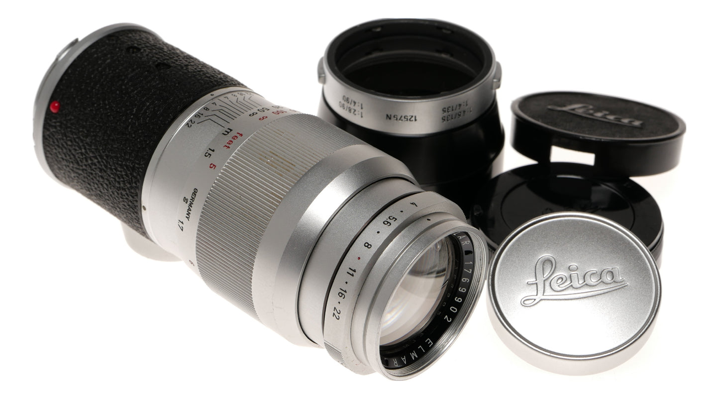 Leica Elmar 135mm f/4 Lens Leitz Wetzlar Germany