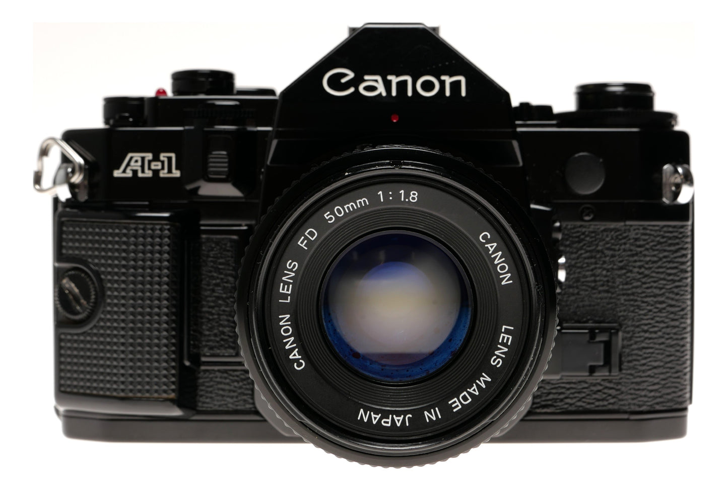 Canon A-1 35mm SLR Film Camera with FD 50mm f/1.8 Lens