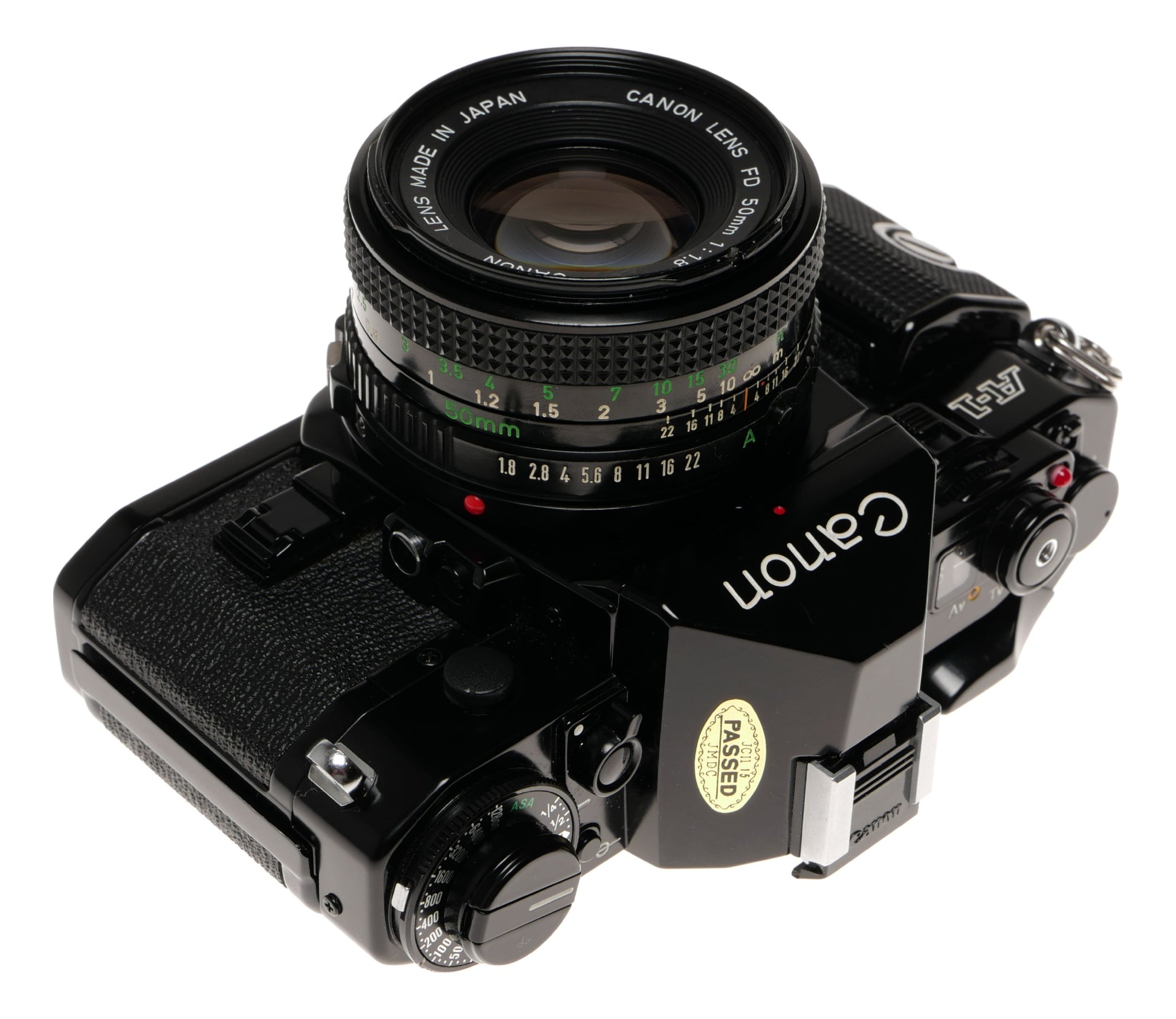 Canon A-1 35mm SLR Film Camera with FD 50mm f/1.8 Lens - View 2