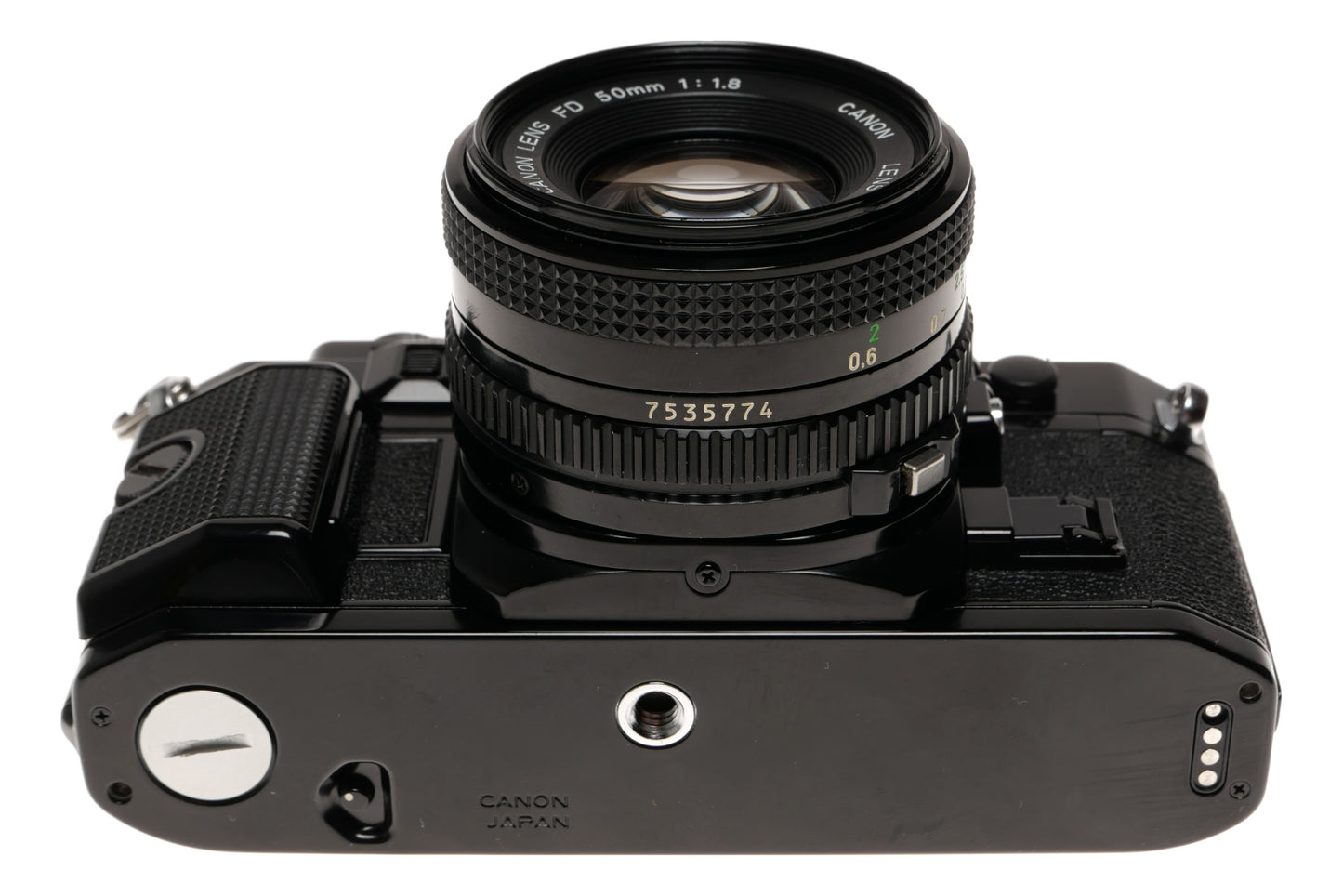 Canon A-1 35mm SLR Film Camera with FD 50mm f/1.8 Lens - View 6