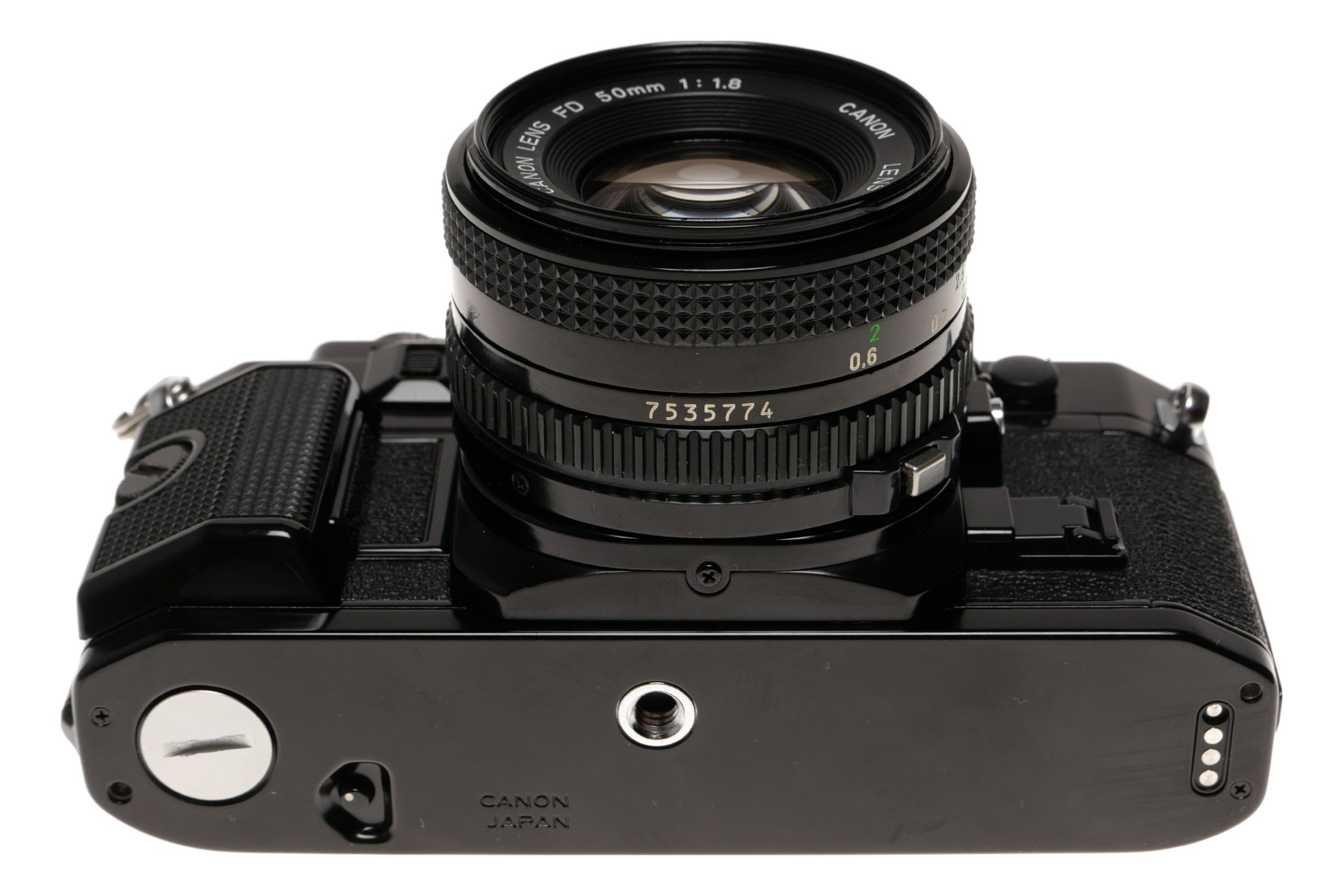 Canon A-1 35mm SLR Film Camera with FD 50mm f/1.8 Lens - View 6