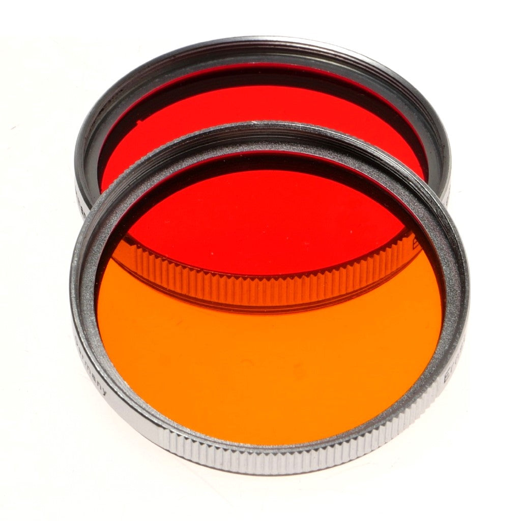 Leica Red R and Orange Or Filters with Leitz Case Germany - View 3