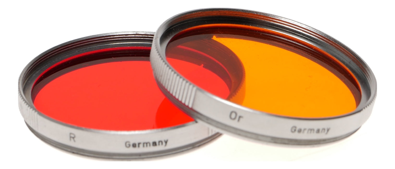 Leica Red R and Orange Or Filters with Leitz Case Germany - View 5