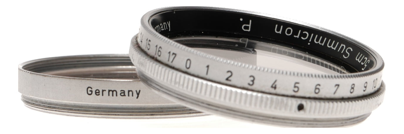 Leica Summicron 5cm f/2 Lens Ernst Leitz Wetzlar Germany - View 4