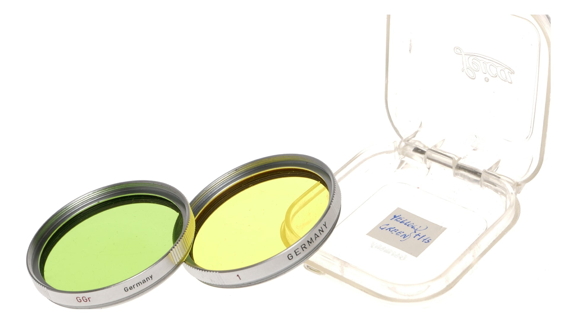 Leica Ernst Leitz GGr 1 Yellow Green Filters Set Germany - View 2