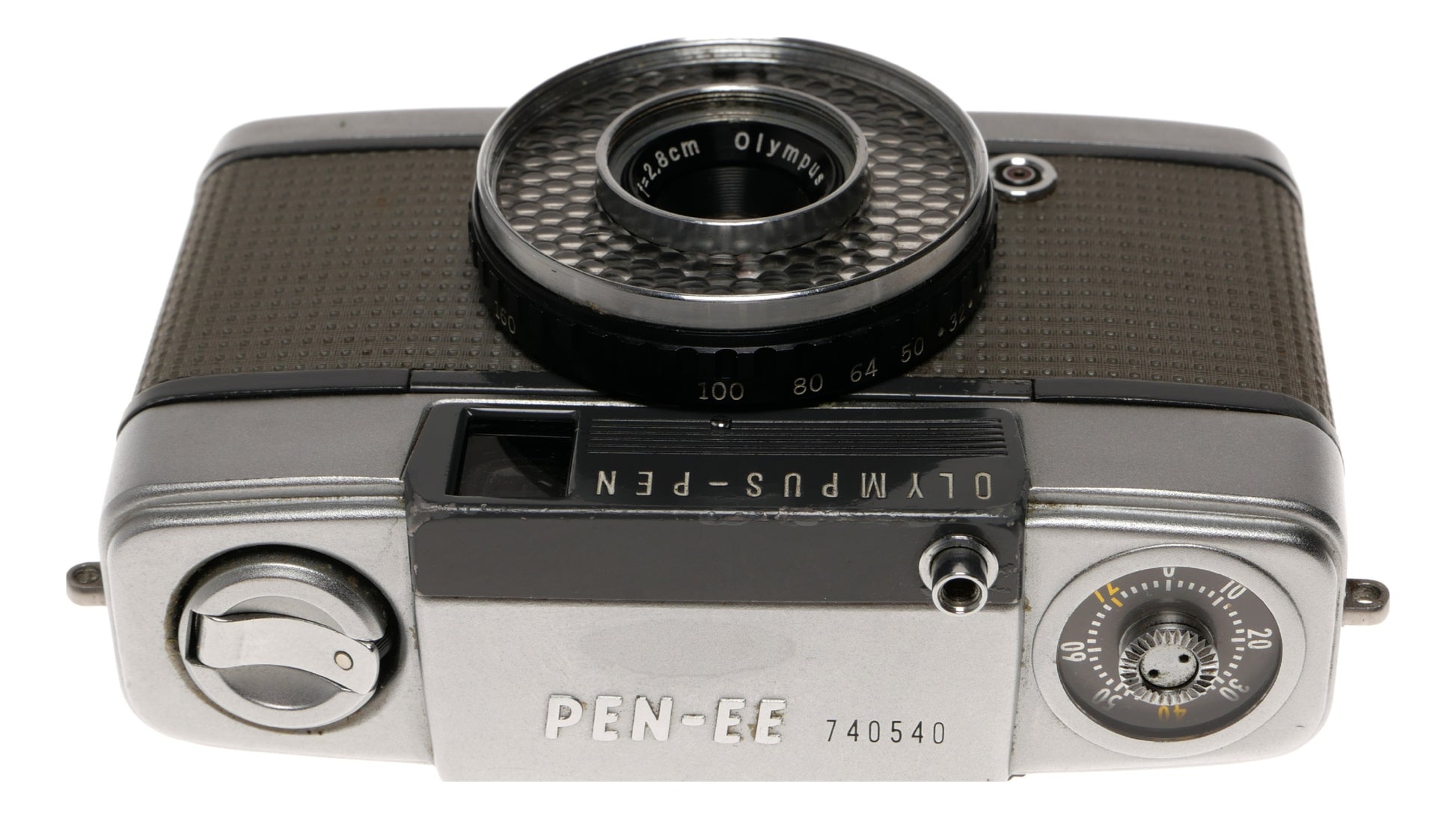 Olympus Pen-EE D.Zuiko 28mm f/3.5 35mm Half Frame Camera - View 3