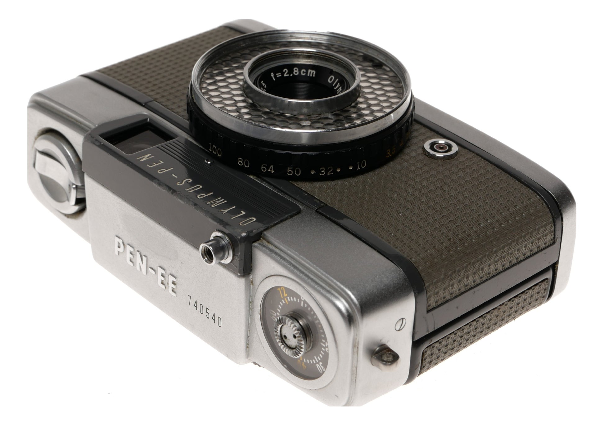 Olympus Pen-EE D.Zuiko 28mm f/3.5 35mm Half Frame Camera - View 4