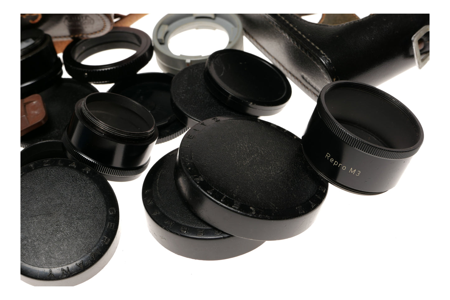 Leica M3 Repro Accessories Set Cases Caps Adapters Filters - View 3
