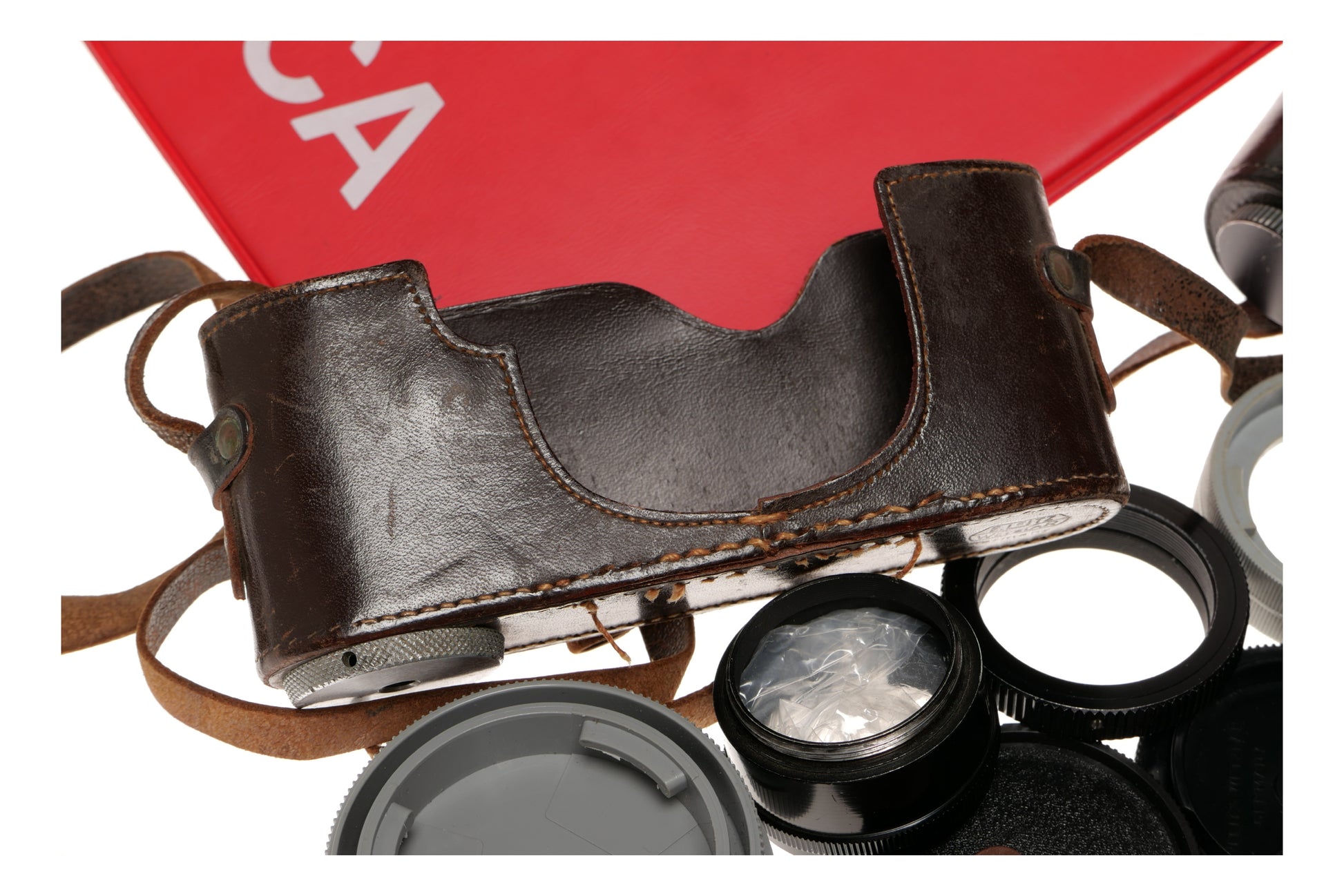 Leica M3 Repro Accessories Set Cases Caps Adapters Filters - View 4