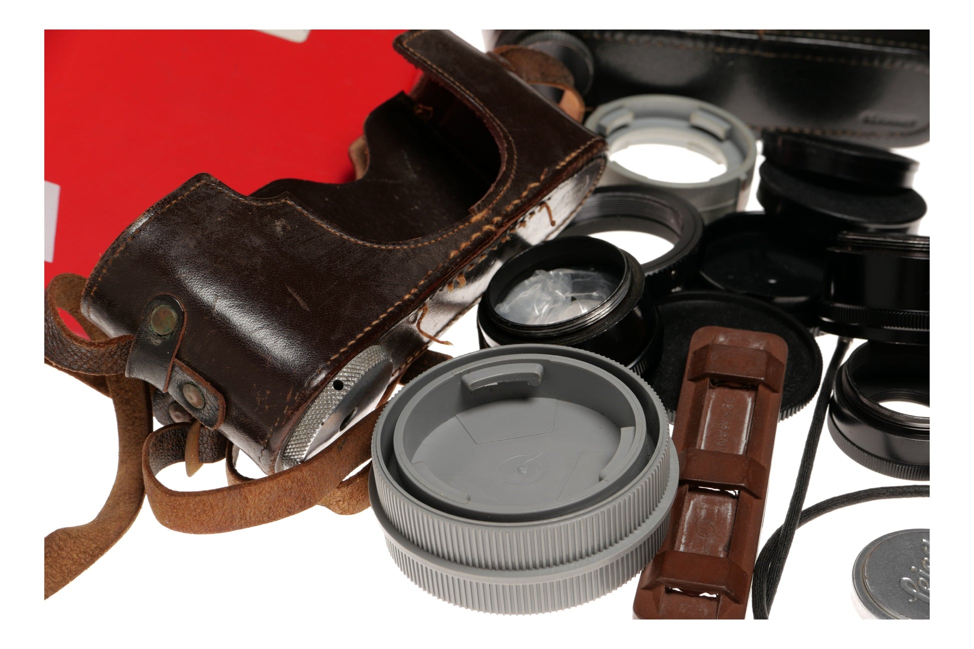Leica M3 Repro Accessories Set Cases Caps Adapters Filters - View 8