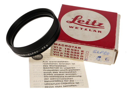 Leitz Wetzlar Elpro VII b Close-Up Lens for Leicaflex