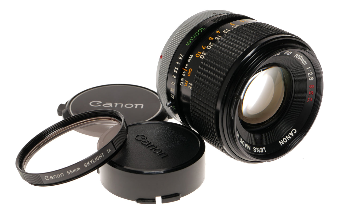 Canon FD 100mm f/2.8 S.S.C. Manual Focus Prime Lens