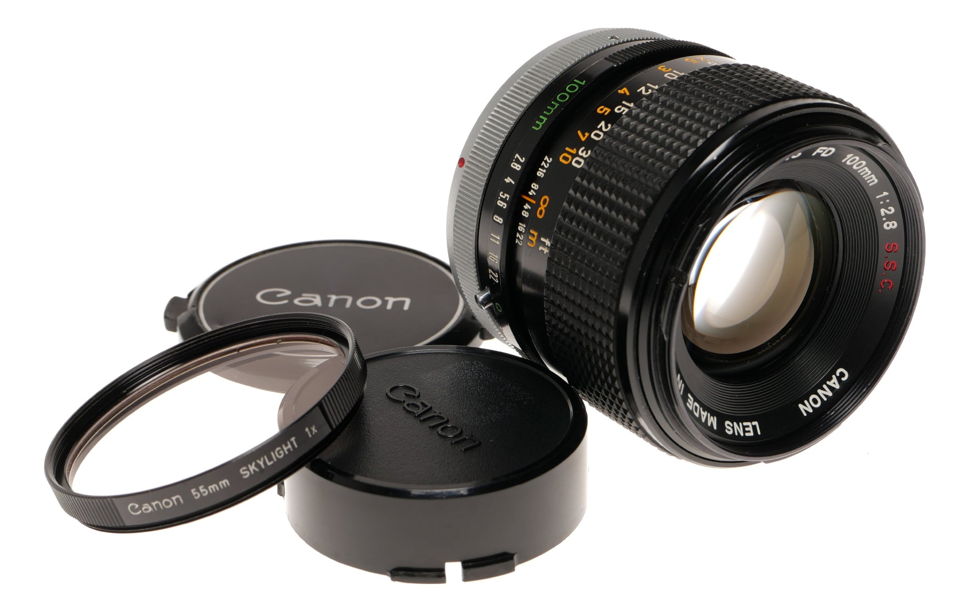 Canon FD 100mm f/2.8 S.S.C. Manual Focus Prime Lens