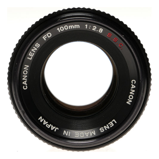 Canon FD 100mm f/2.8 S.S.C. Manual Focus Prime Lens - View 2