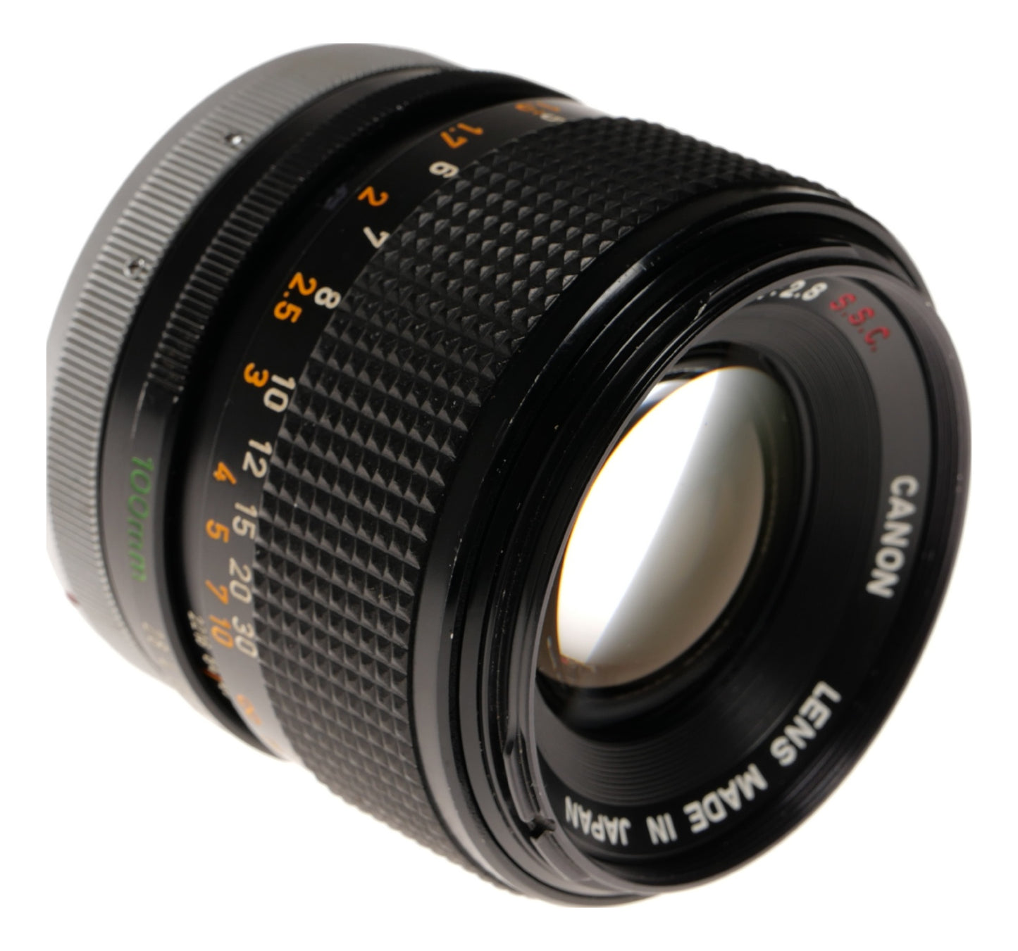 Canon FD 100mm f/2.8 S.S.C. Manual Focus Prime Lens - View 5