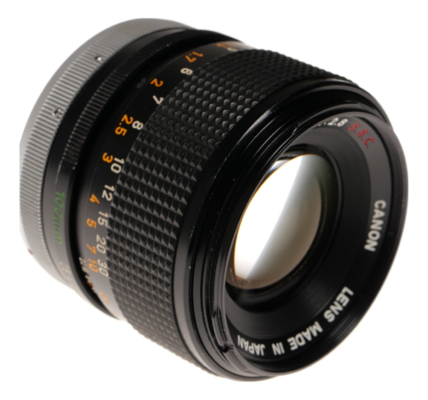Canon FD 100mm f/2.8 S.S.C. Manual Focus Prime Lens - View 5