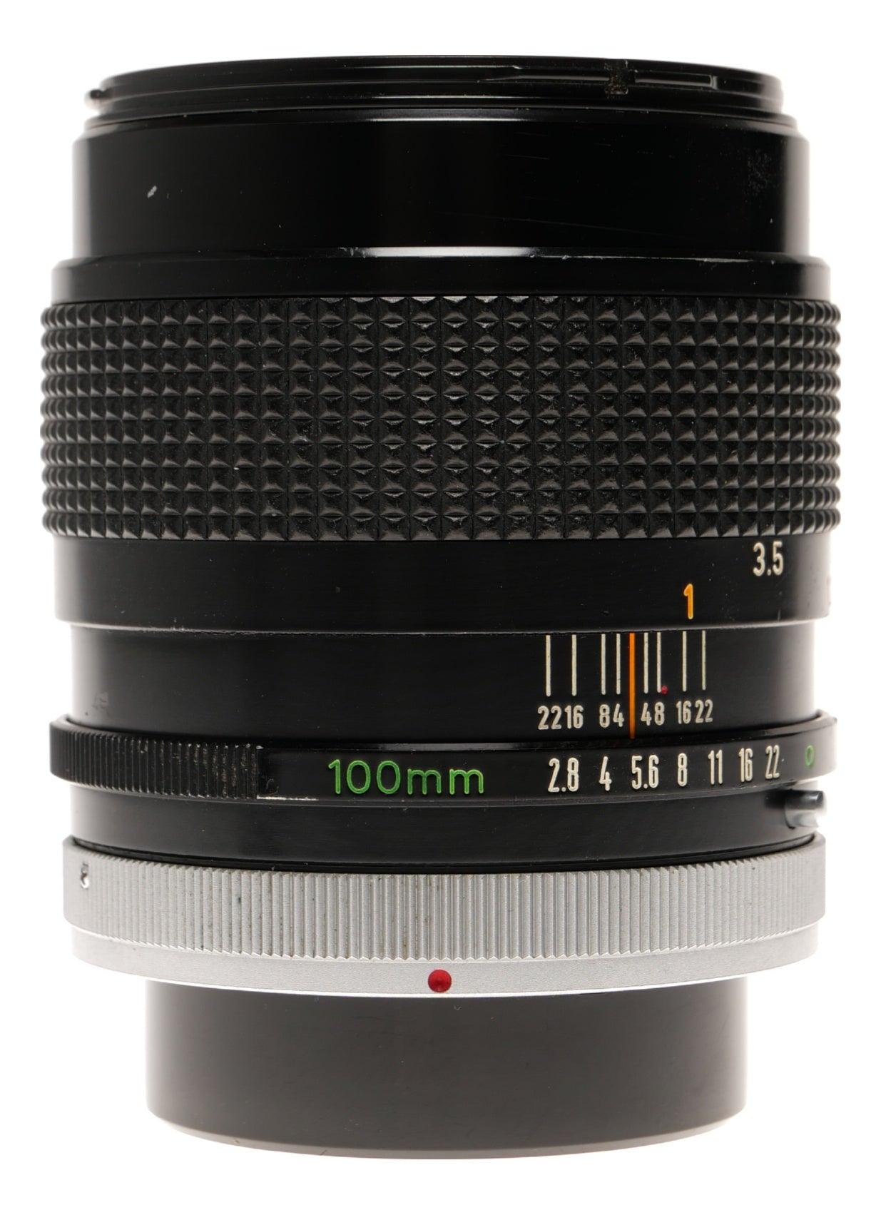 Canon FD 100mm f/2.8 S.S.C. Manual Focus Prime Lens - View 8