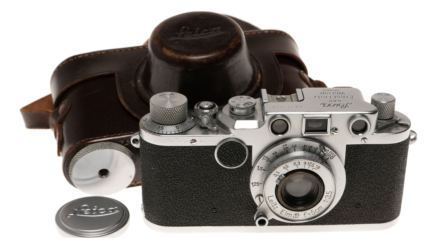 Leica IIIf Elmar 50mm f/3.5 Rangefinder Film Camera