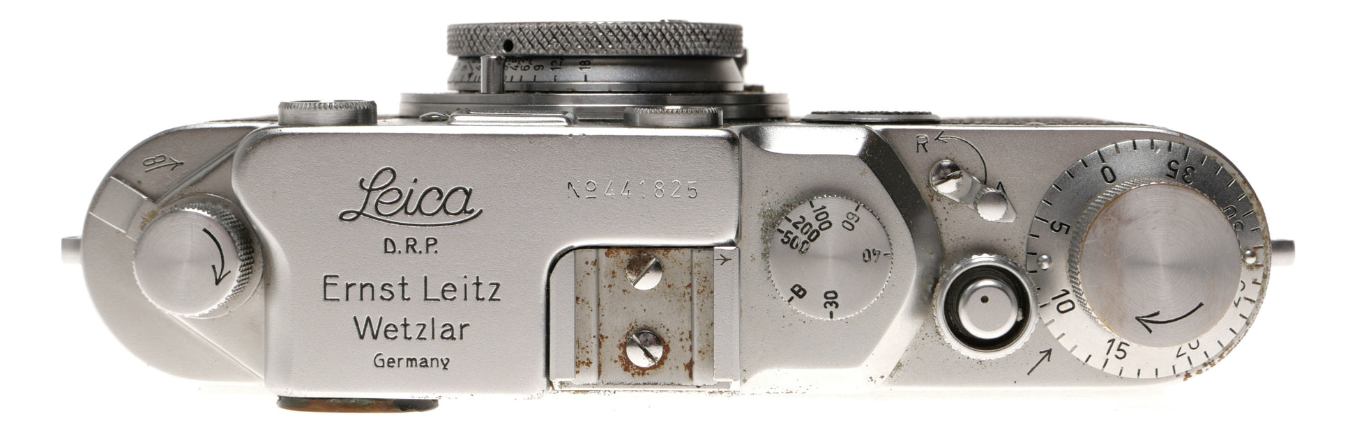 Leica IIIf Elmar 50mm f/3.5 Rangefinder Film Camera - View 12
