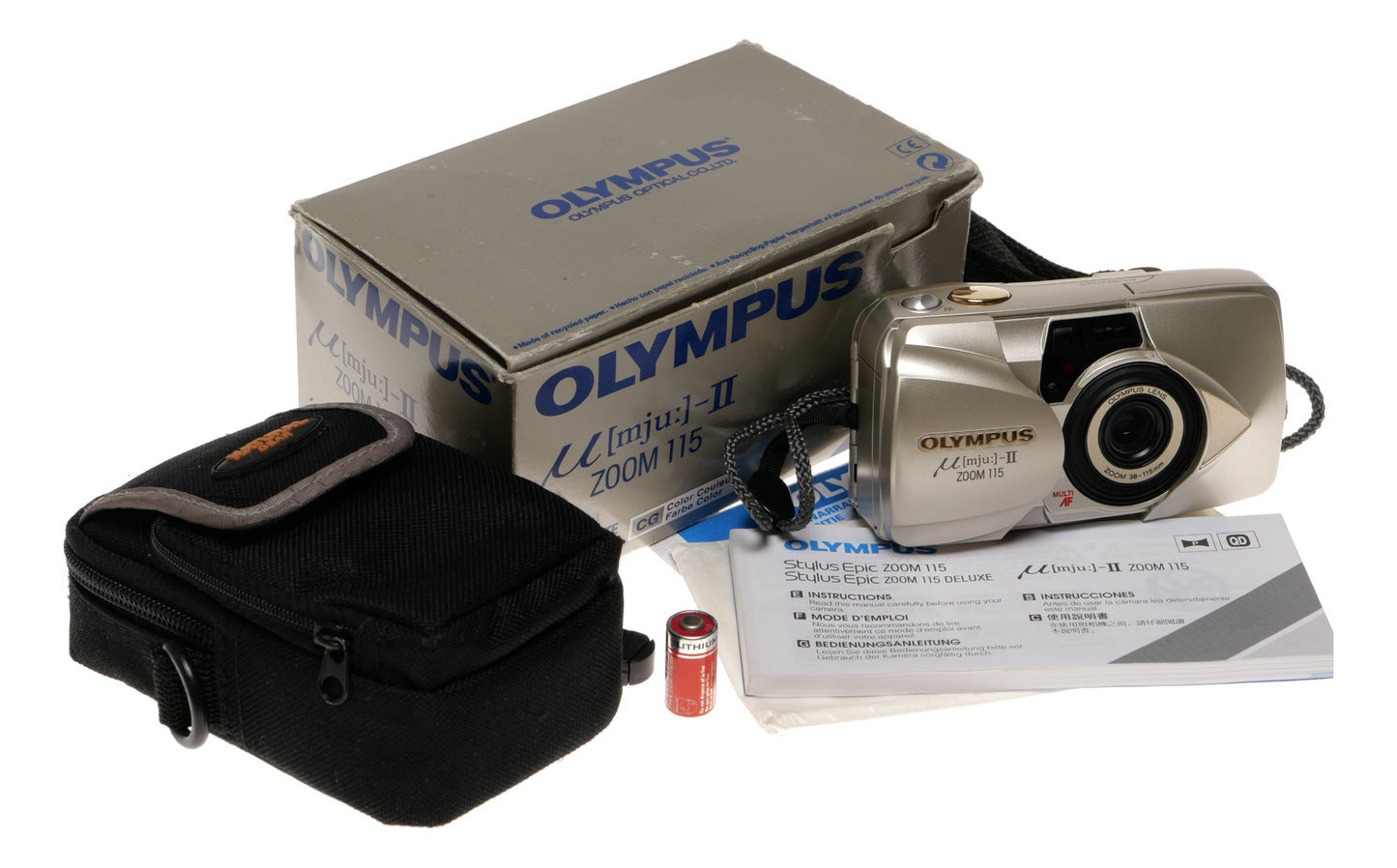 Olympus μ[mju:]-II Zoom 115 35mm All-Weather Compact Camera