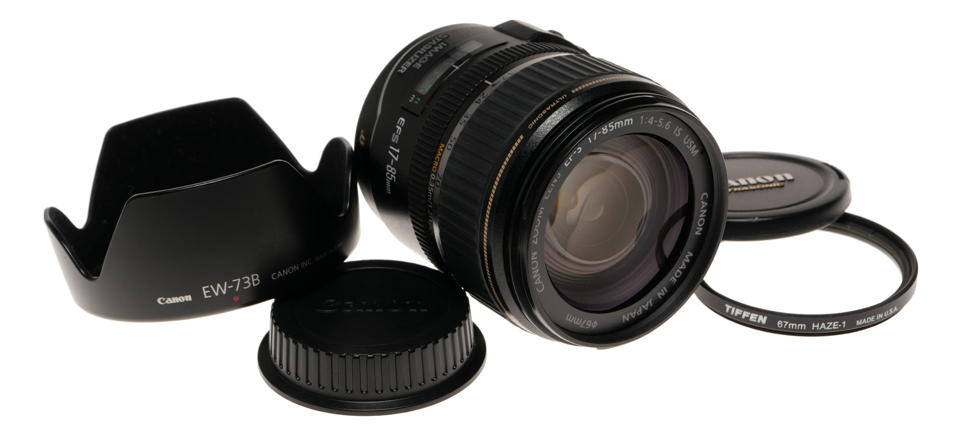 Canon EF-S 17-85mm f/4-5.6 IS USM Lens with EW-73B Hood