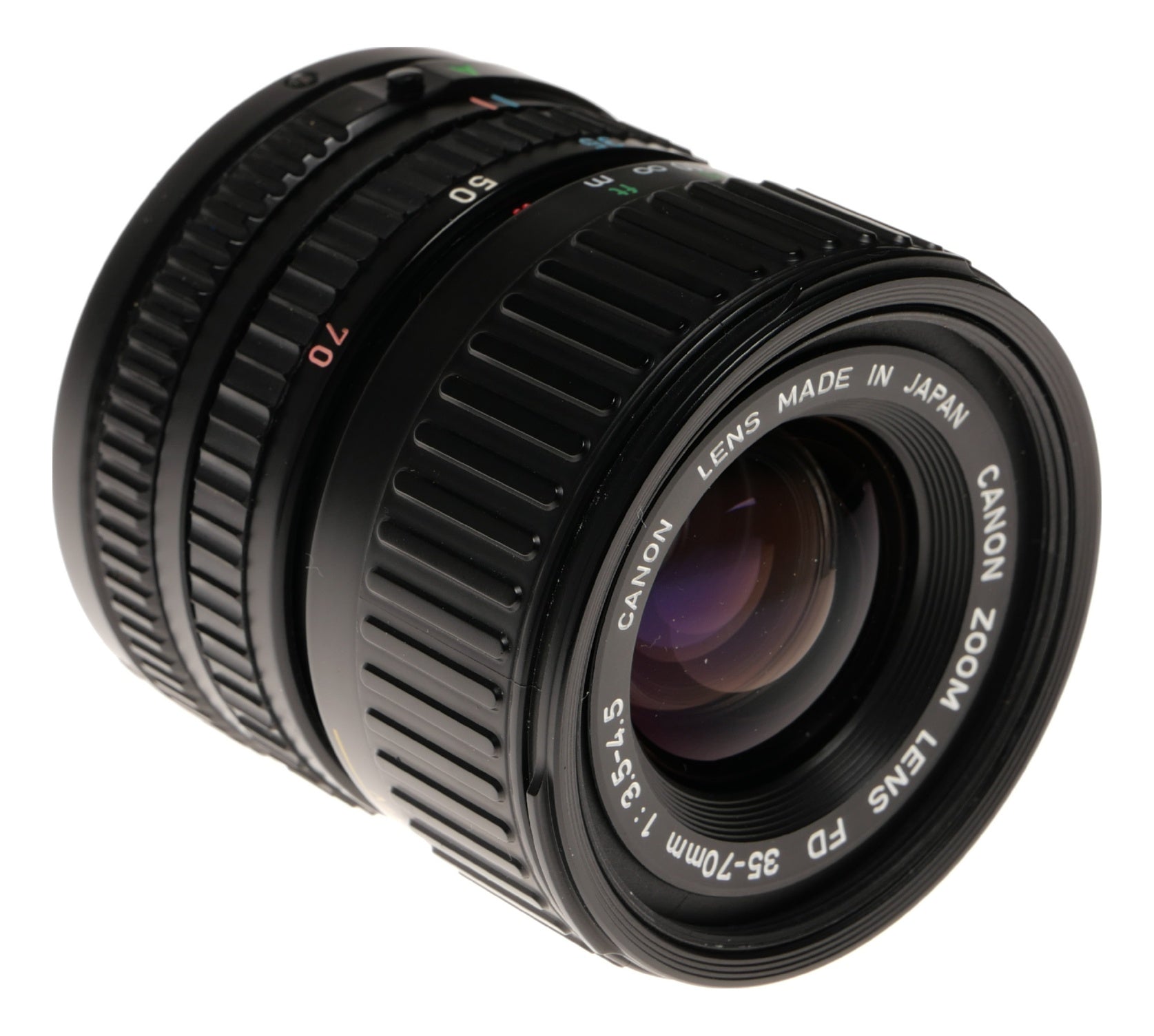 Canon FD 35-70mm f/3.5-4.5 Zoom Lens Made in Japan - View 5