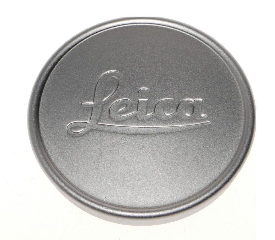 Leica Metal Lens Cap Push-On Silver for M Mount Lenses