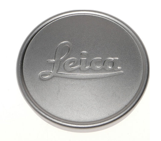 Leica Metal Lens Cap Push-On Silver for M Mount Lenses
