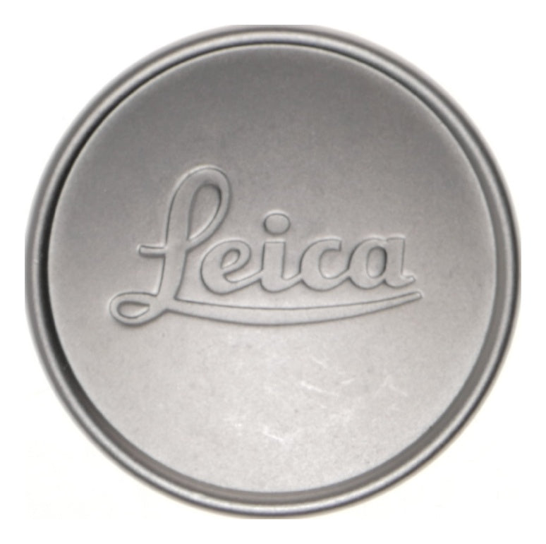 Leica Metal Lens Cap Push-On Silver for M Mount Lenses - View 2