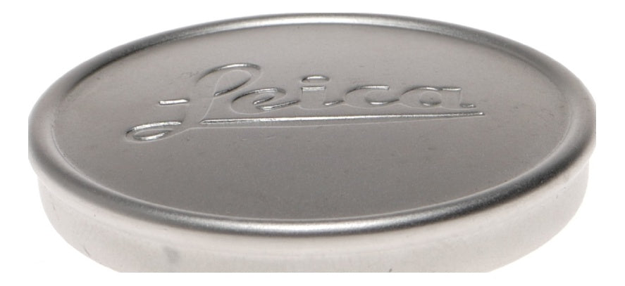 Leica Metal Lens Cap Push-On Silver for M Mount Lenses - View 3