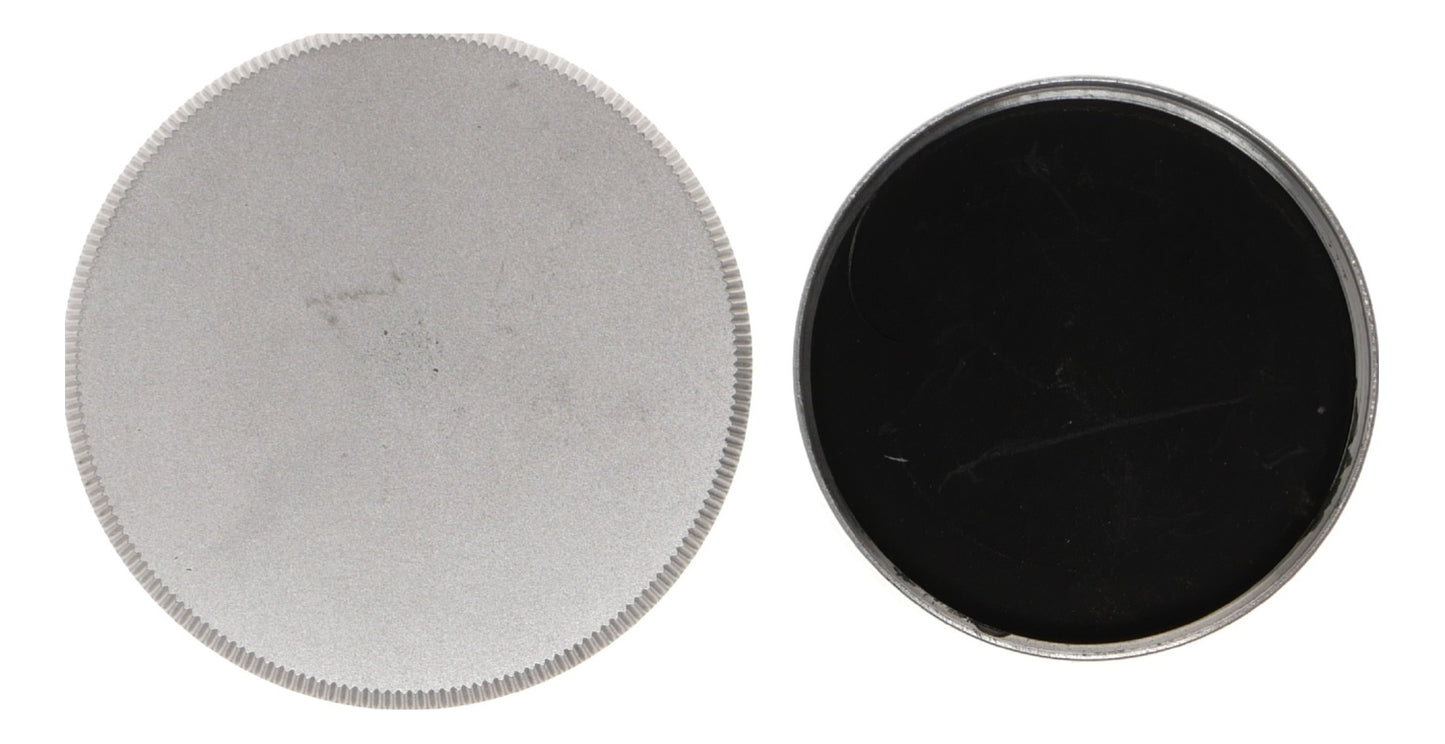 Metal Knurled Lens Cap Threaded Mount Camera Accessory Silver - View 8