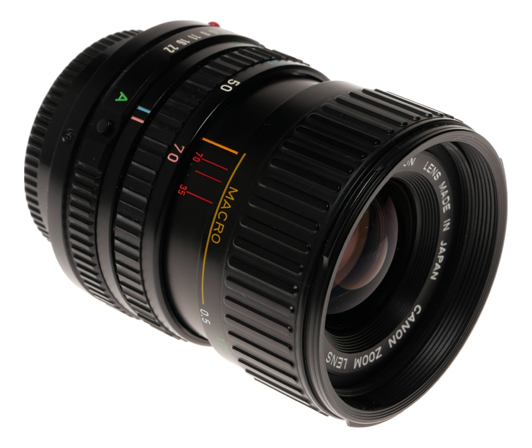 Canon FD 35-70mm f/3.5-4.5 Zoom Lens Made in Japan - View 10