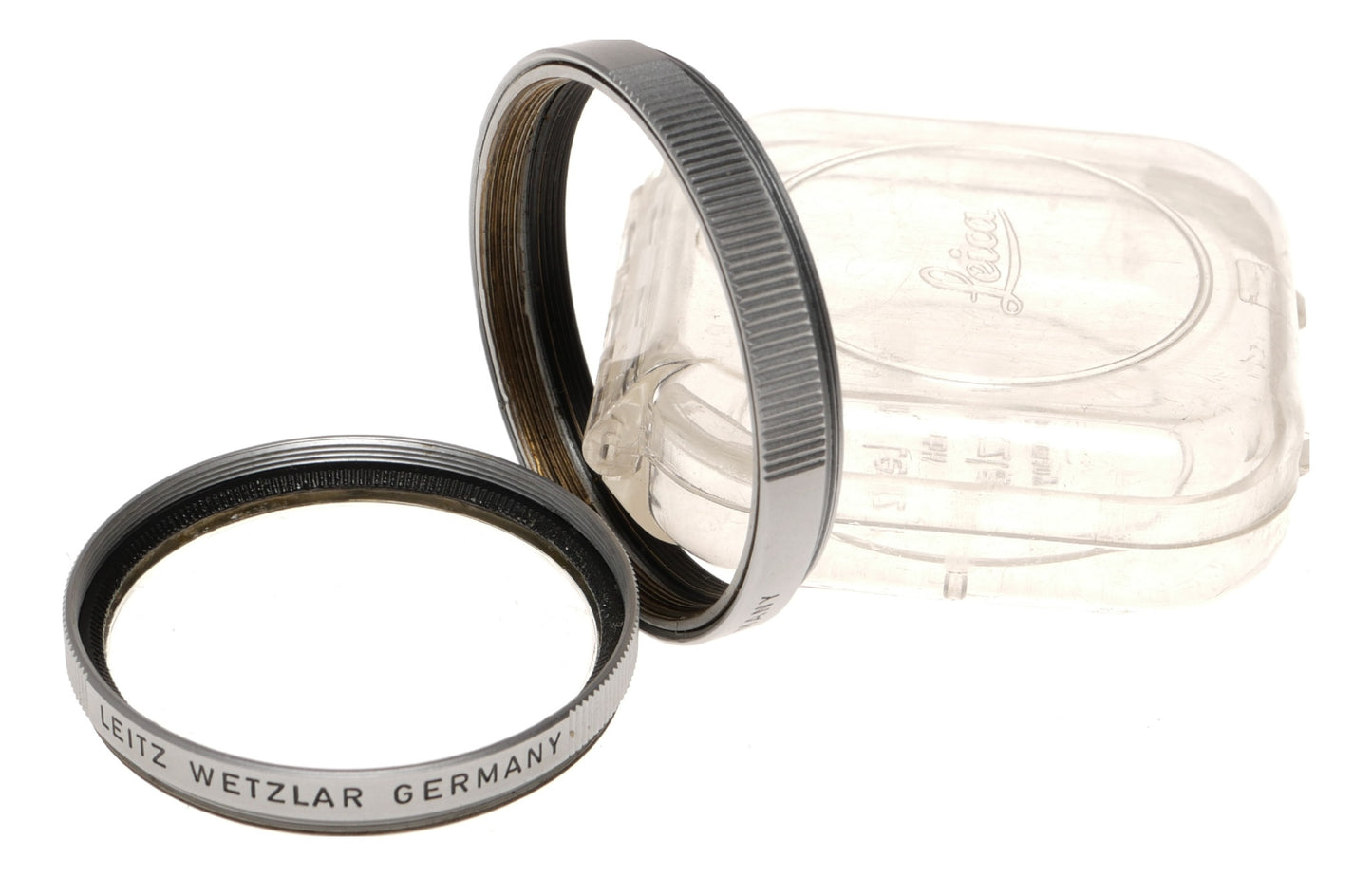 Leica Leitz Wetzlar Germany Filter Rings Set with Case