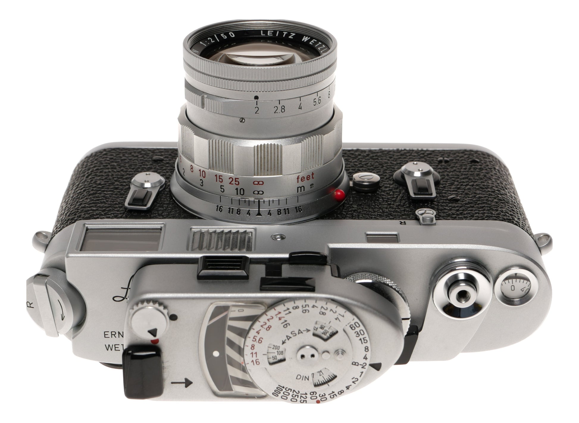 Leica M3 35mm Rangefinder Camera with Summicron 50mm f/2 Lens - View 4