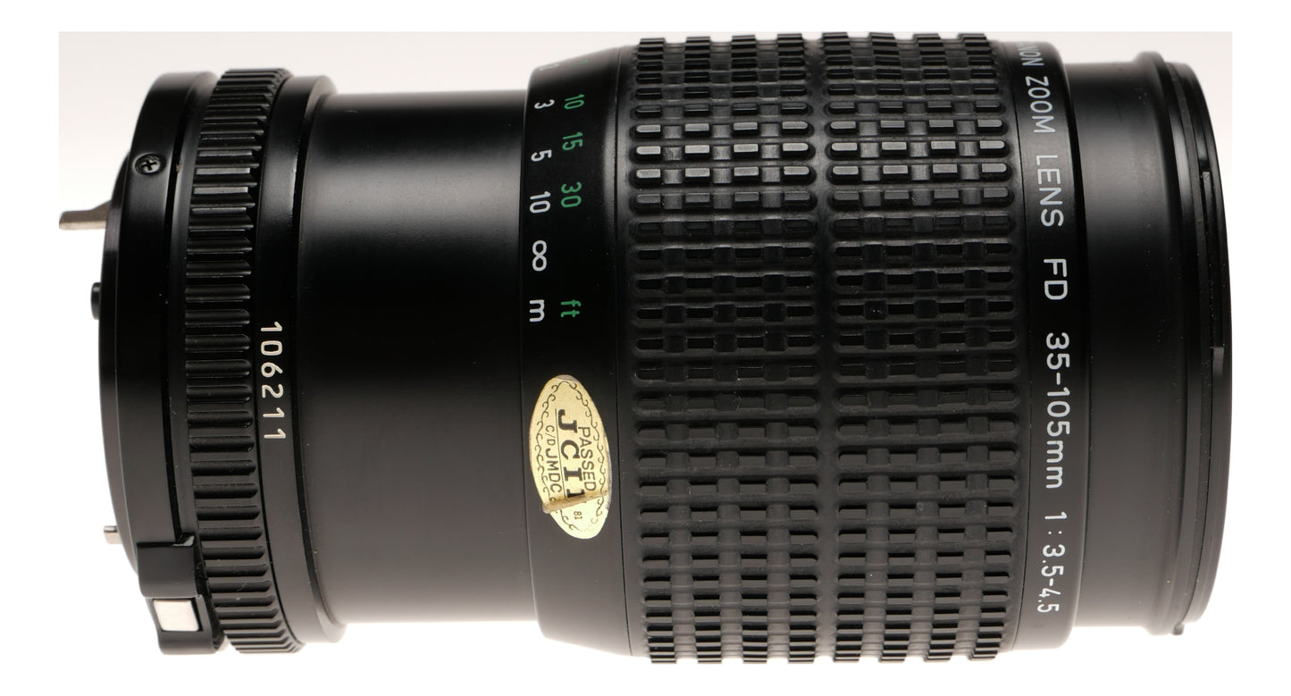 Canon FD 35-105mm f/3.5-4.5 Macro Zoom Lens - View 6