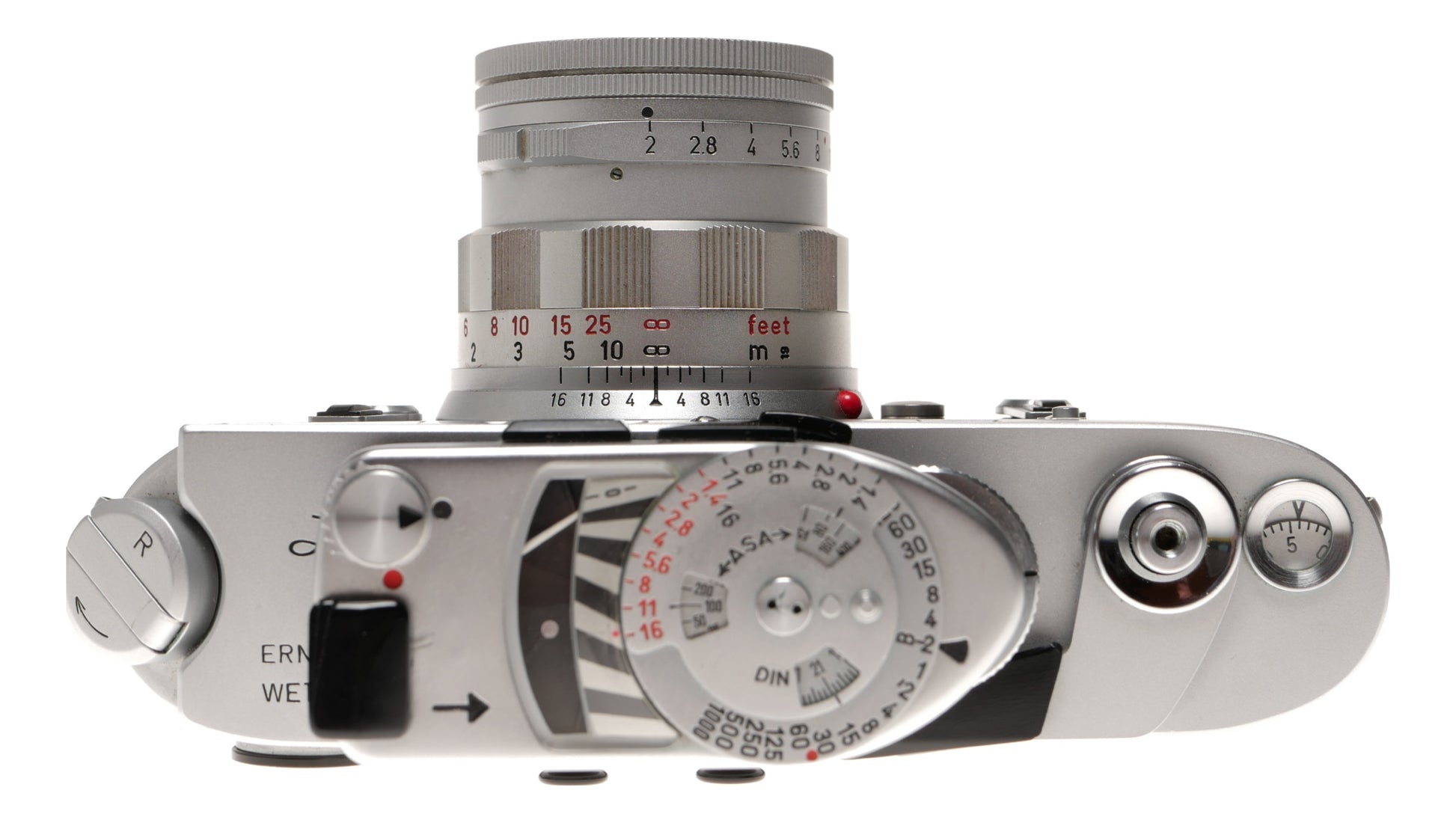 Leica M4 35mm Rangefinder Film Camera with Summicron 50mm f/2 Lens - View 6