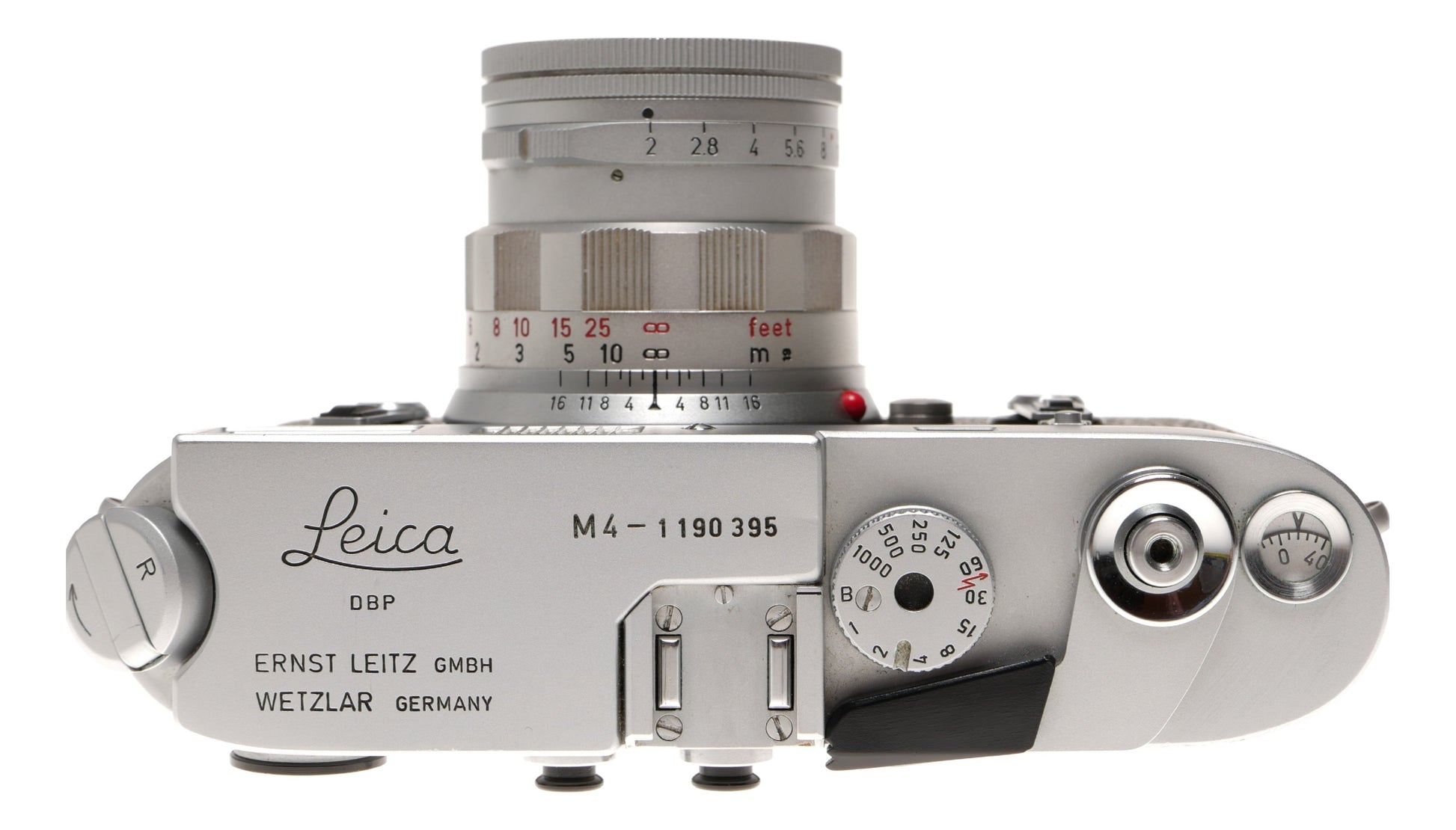 Leica M4 35mm Rangefinder Film Camera with Summicron 50mm f/2 Lens - View 18
