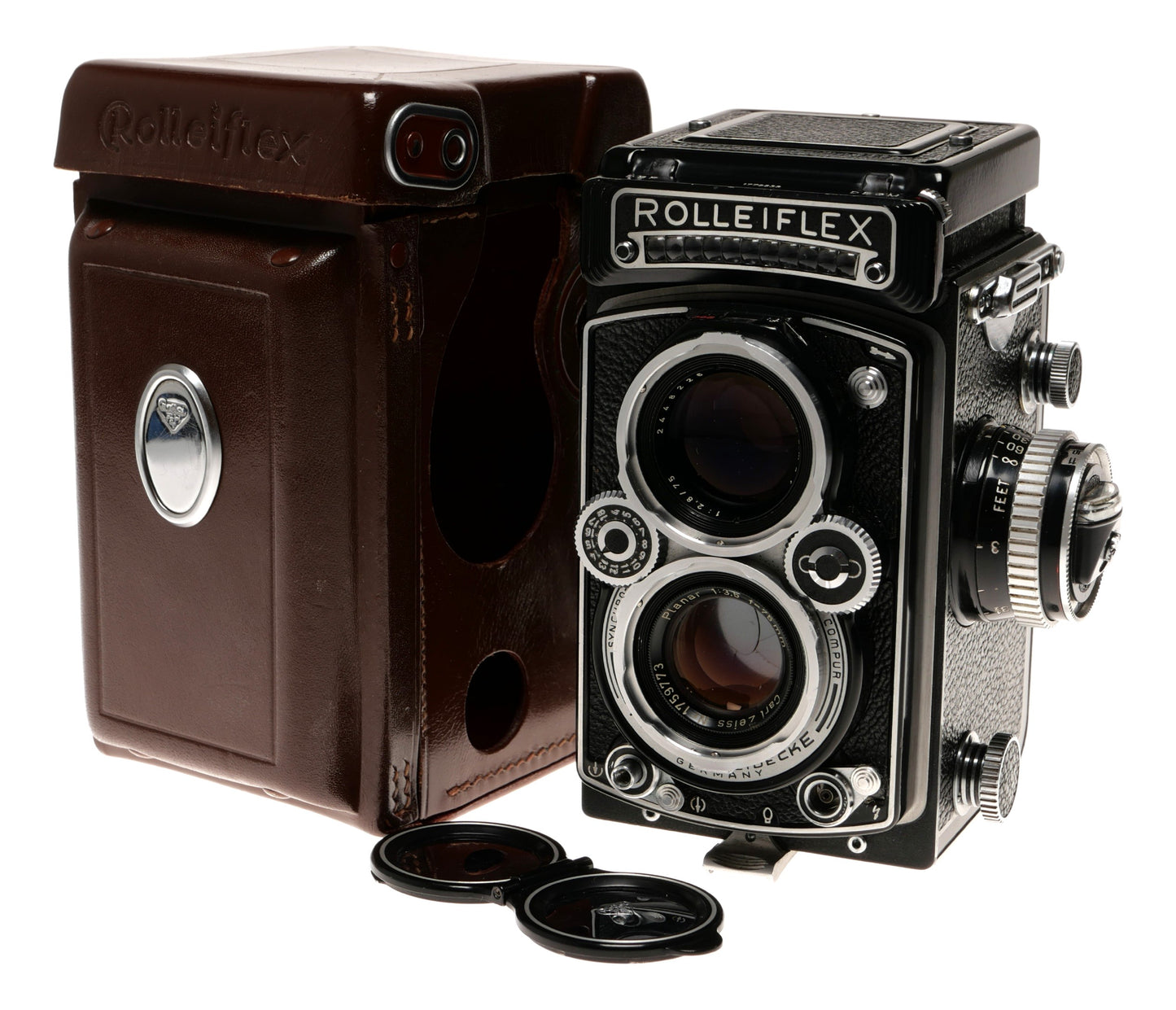Rolleiflex 3.5 TLR Medium Format Film Camera with Accessories - View 6