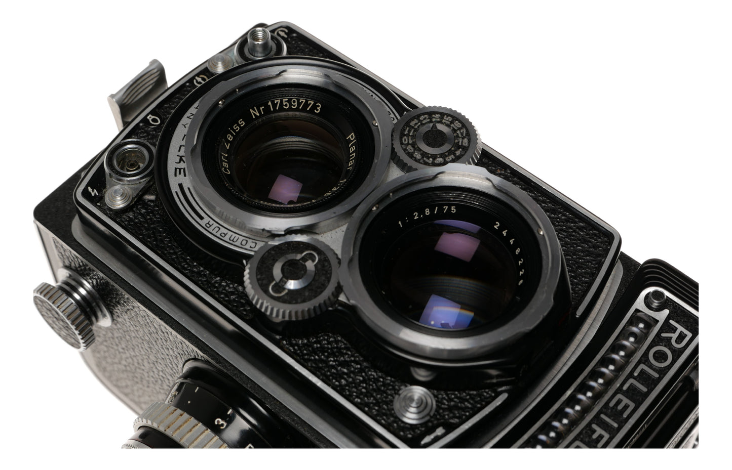 Rolleiflex 3.5 TLR Medium Format Film Camera with Accessories - View 16