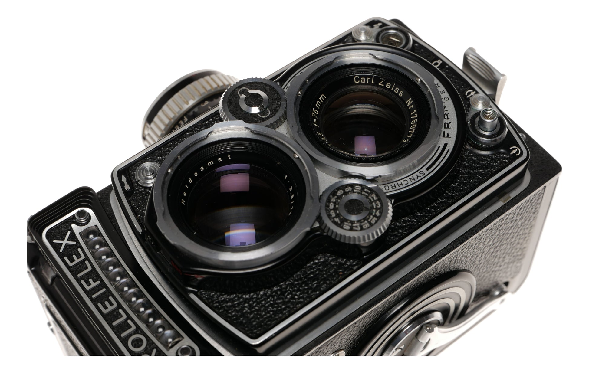 Rolleiflex 3.5 TLR Medium Format Film Camera with Accessories - View 17
