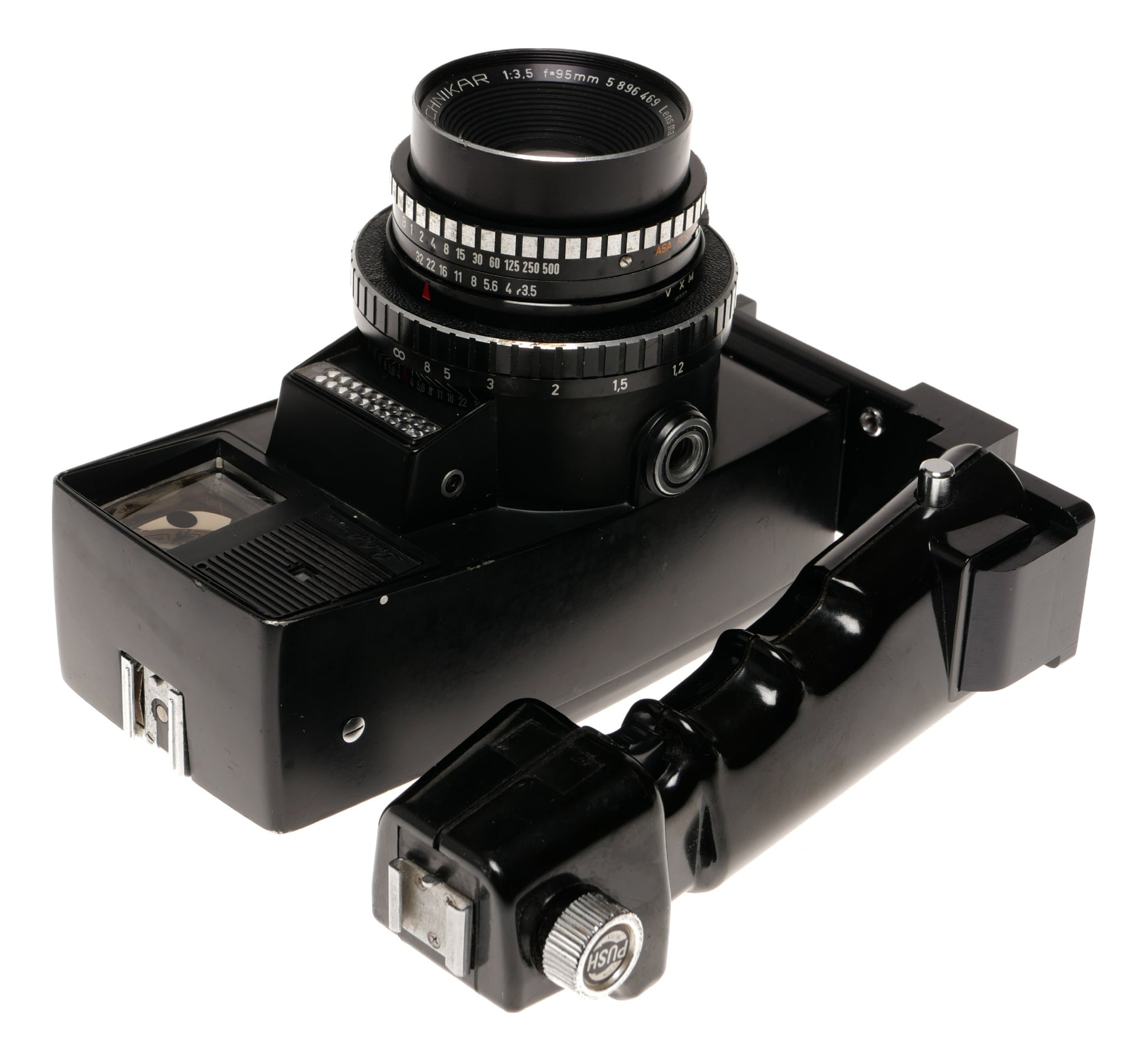 Linhof Technika 95mm f/3.5 Technikar Lens Rangefinder Camera - View 4